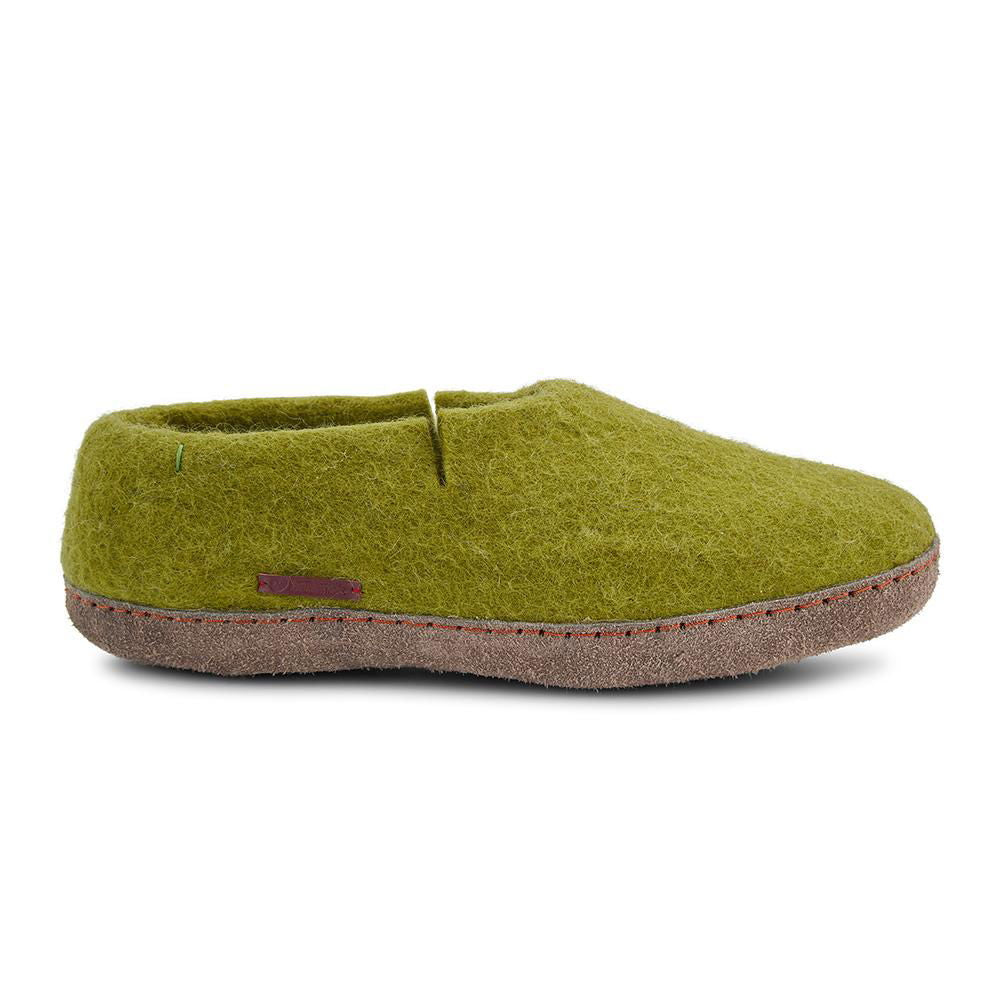 Classic Shoe - Lime Green with Leather - Velora Luxury Fashion