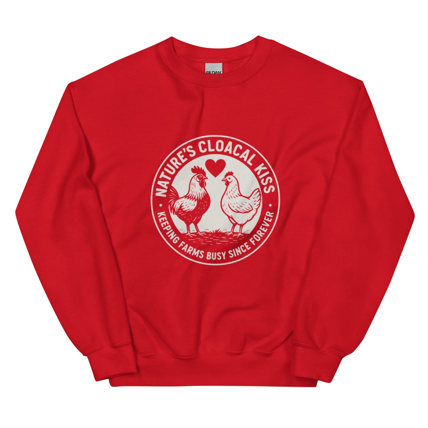 Cloaca Kiss Unisex Sweatshirt - Velora Luxury Fashion
