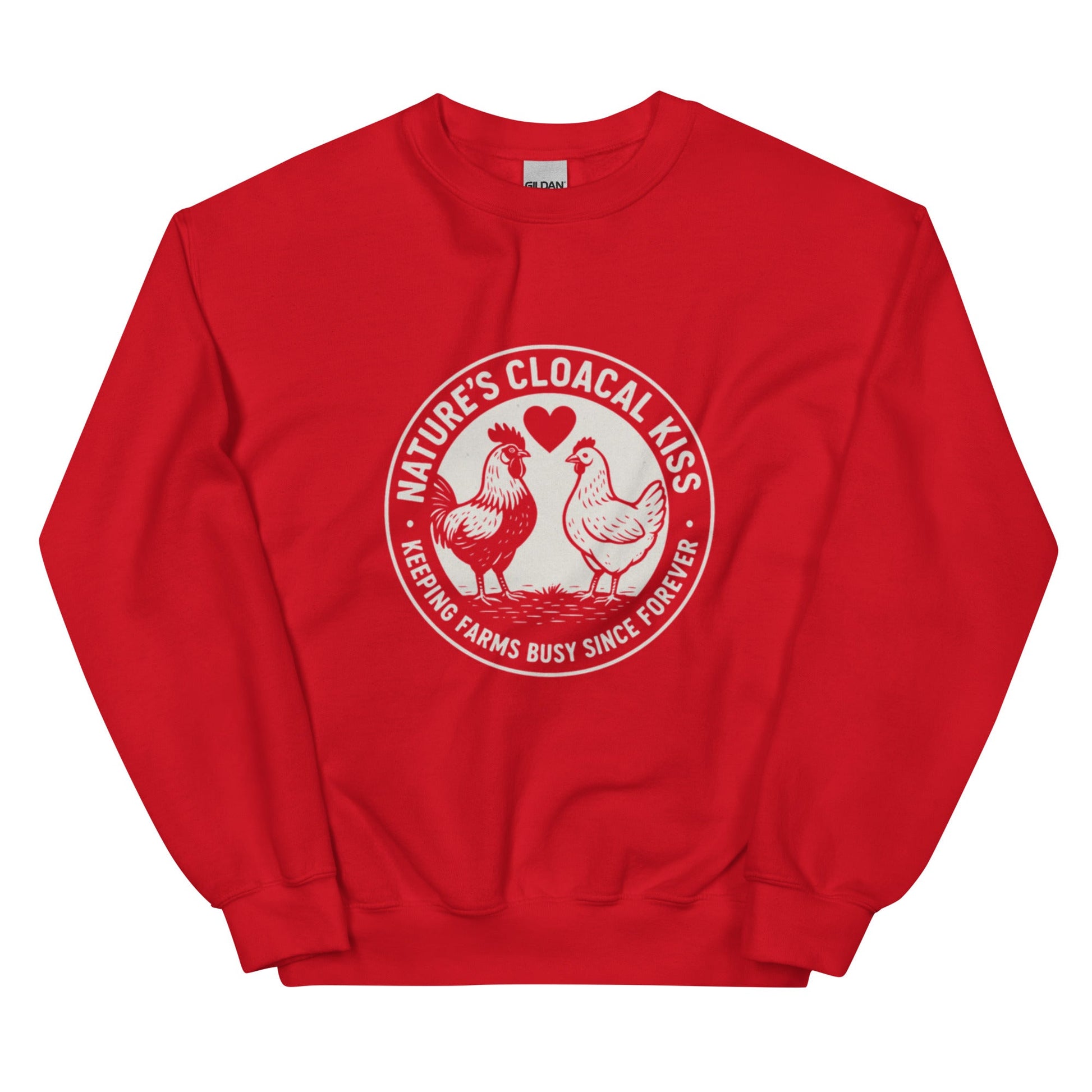 Cloaca Kiss Unisex Sweatshirt - Velora Luxury Fashion