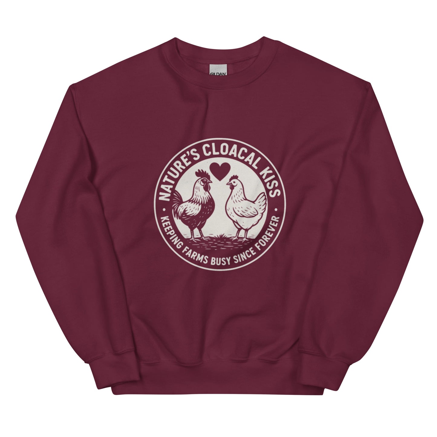 Cloaca Kiss Unisex Sweatshirt - Velora Luxury Fashion