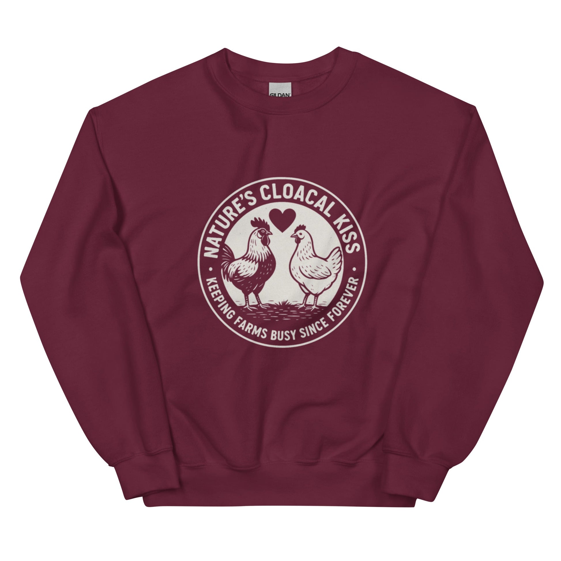 Cloaca Kiss Unisex Sweatshirt - Velora Luxury Fashion