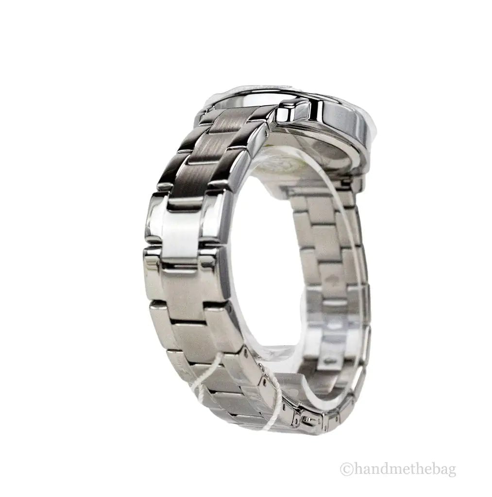 Coach Boyfriend Crystal Bezel Silver Stainless Steel Watch - Velora Luxury Fashion