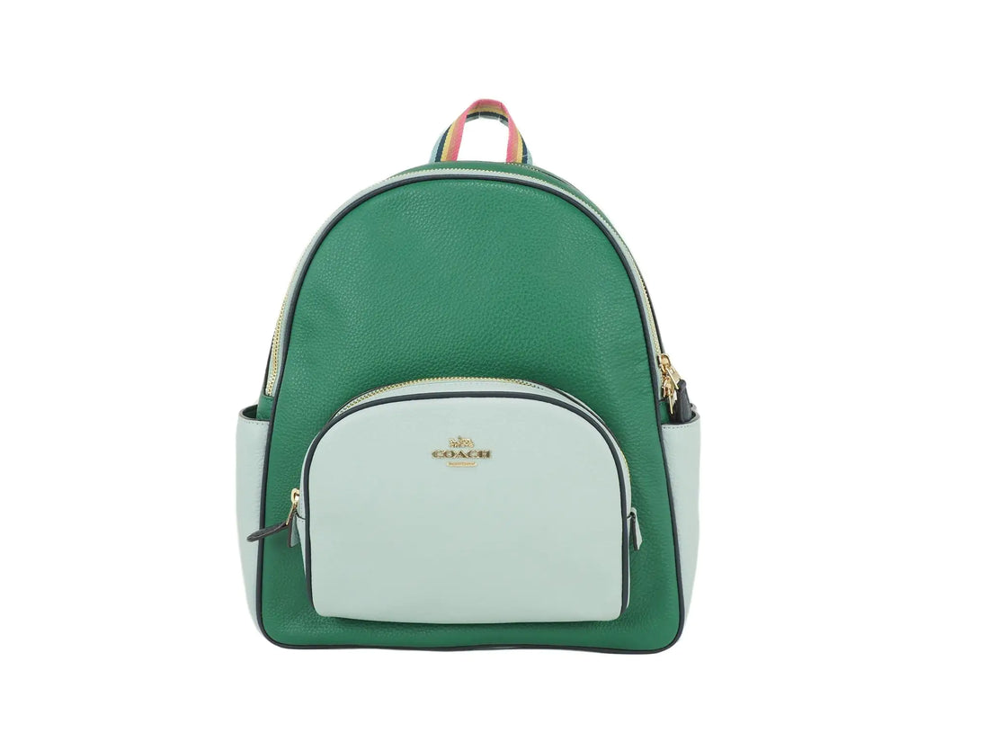 Coach Court Medium Pebbled Leather Backpack - Velora Luxury Fashion