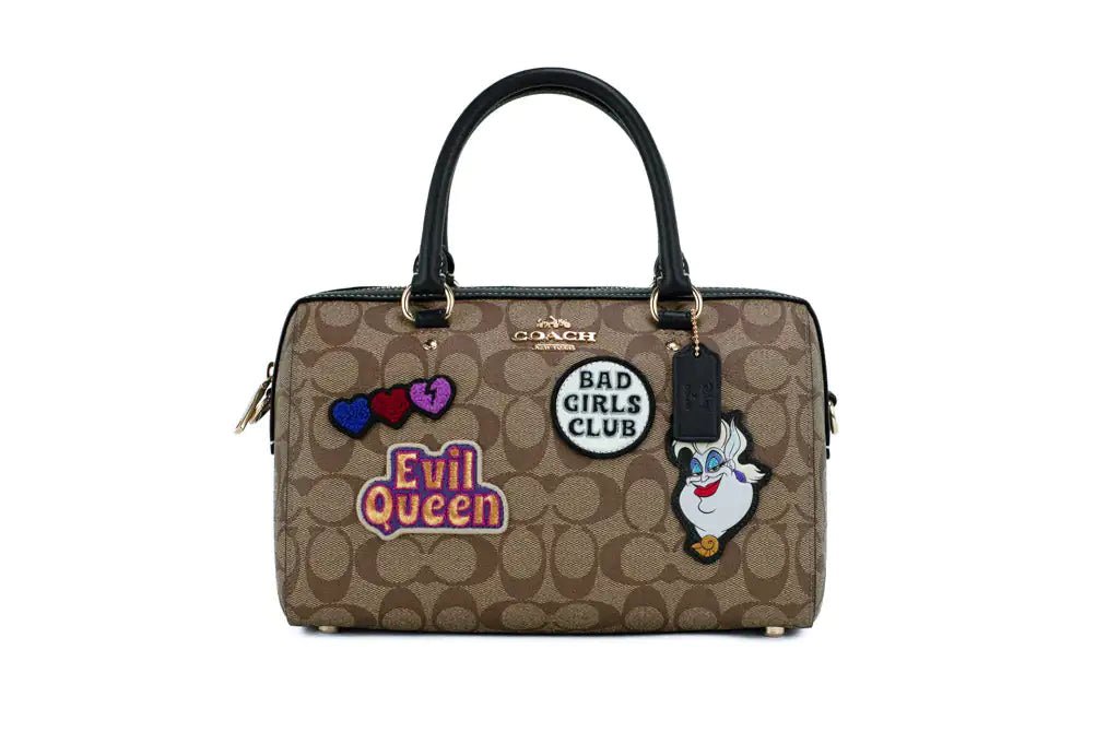 Coach Disney Villains Rowan Canvas Satchel - Velora Luxury Fashion