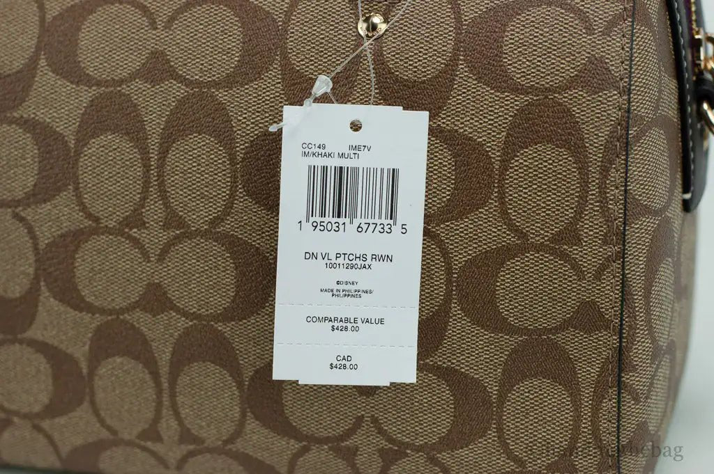 Coach Disney Villains Rowan Canvas Satchel - Velora Luxury Fashion