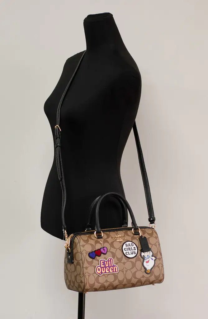 Coach Disney Villains Rowan Canvas Satchel - Velora Luxury Fashion
