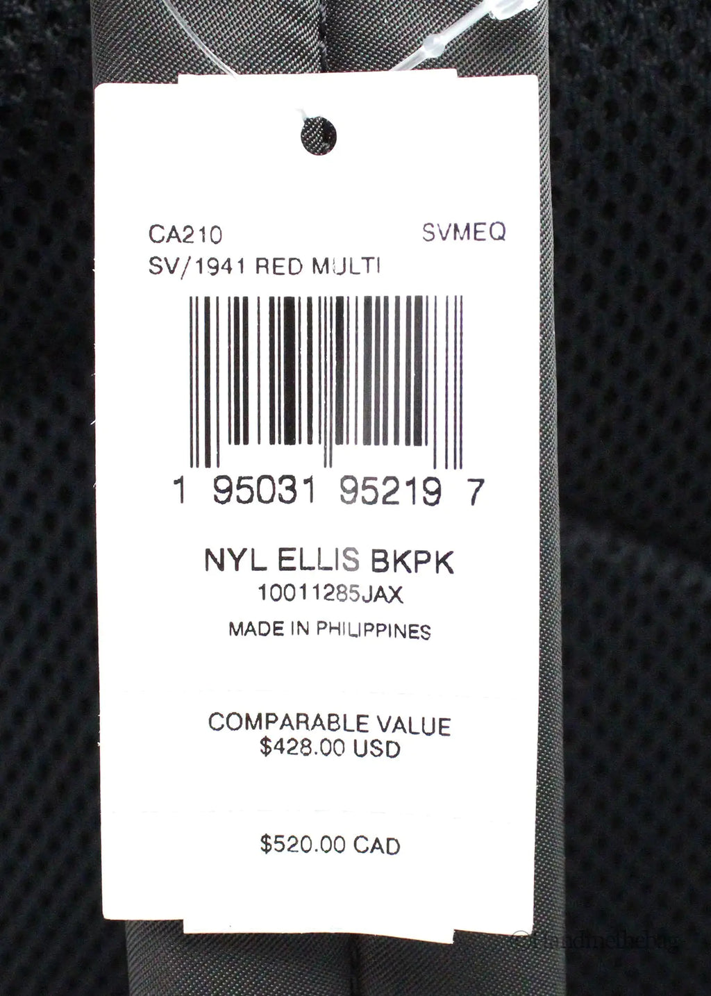 Coach Ellis 1941 Medium Red Nylon Backpack - Velora Luxury Fashion