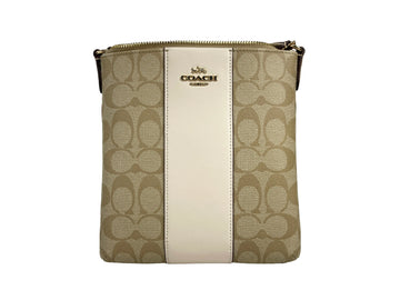 Coach Mini Rowan Stripe Crossbody Clutch - Velora Luxury Fashion