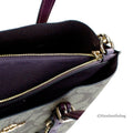 Coach Mollie 25 Berry Canvas Crossbody Tote - Velora Luxury Fashion