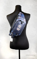 Coach Navy Plaid Canvas Belt Bag - Velora Luxury Fashion