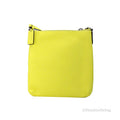 Coach Rowan Mini Bright Yellow Leather File Crossbody - Velora Luxury Fashion