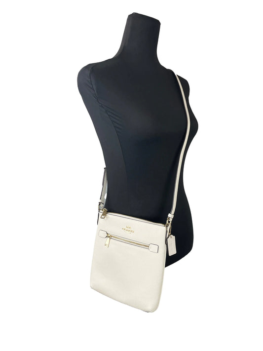 Coach Rowan Mini Leather File Crossbody Bag - Velora Luxury Fashion