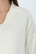 Collared Long Dress - Velora Luxury Fashion