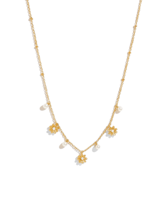 Breeze Pearl Necklace - Velora