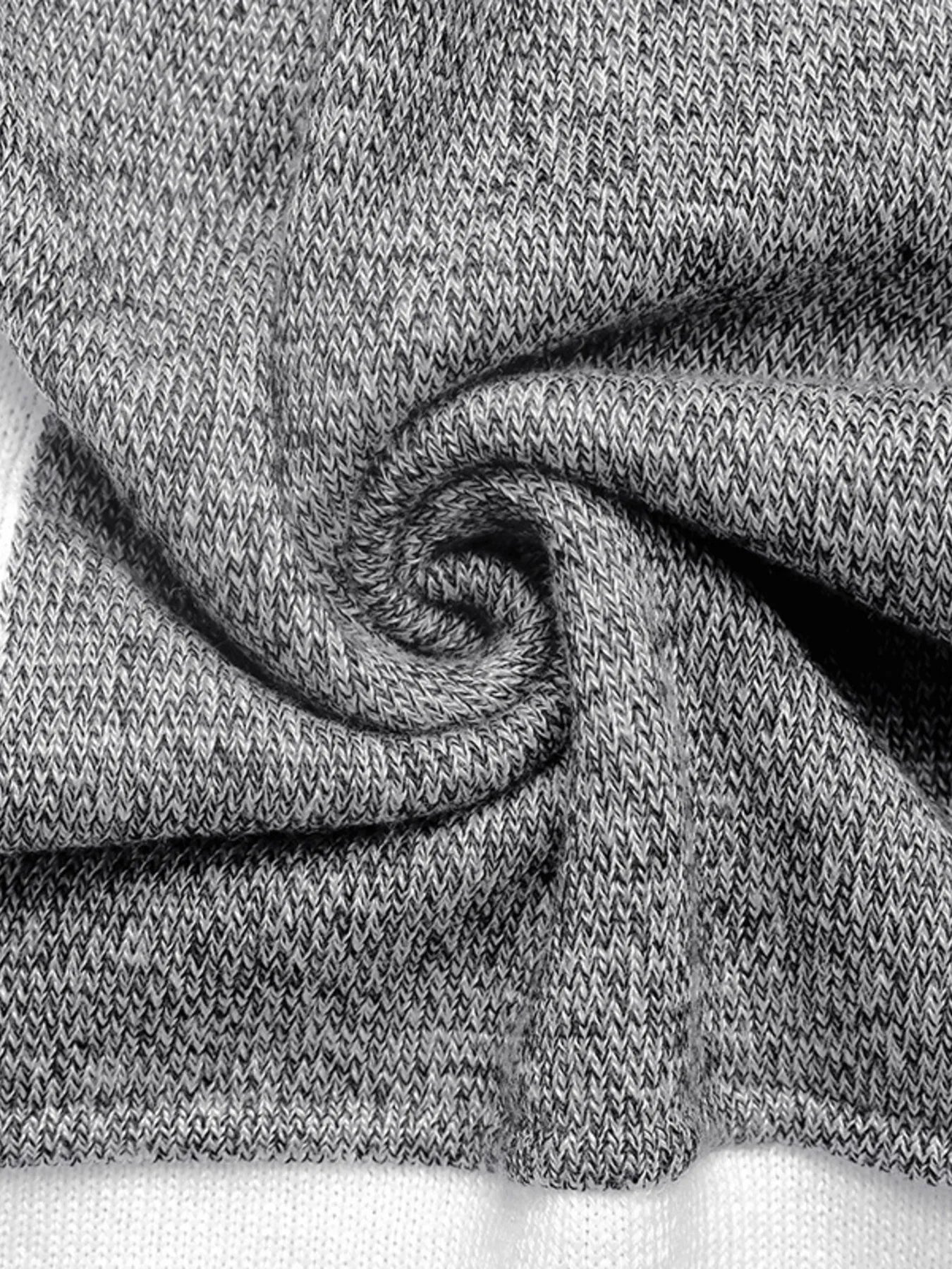 Color Block Knit Long Sleeve Sweater - Velora Luxury Fashion