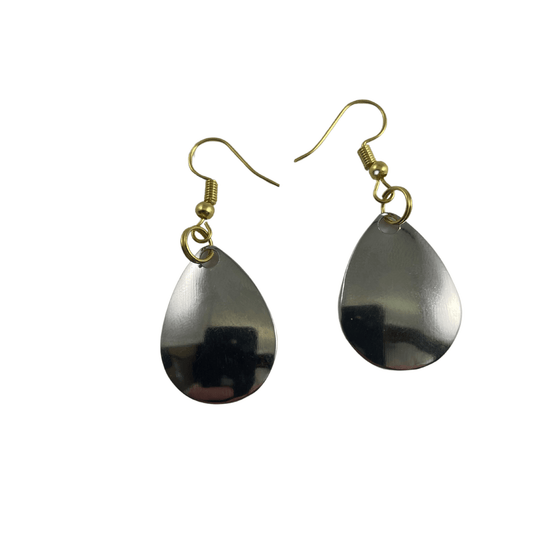 Colorado Plain Nickel Spinner Blade Earrings - Velora Luxury Fashion