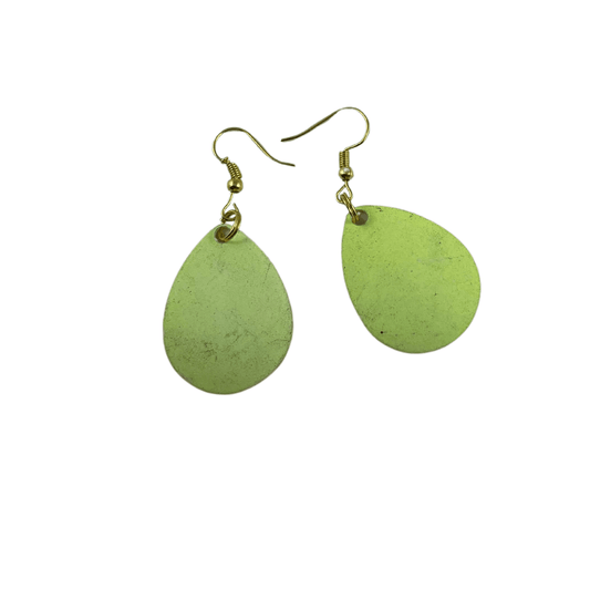 Colorado Super Glow Chartreuse Glow Spinner Blade Earrings - Velora Luxury Fashion
