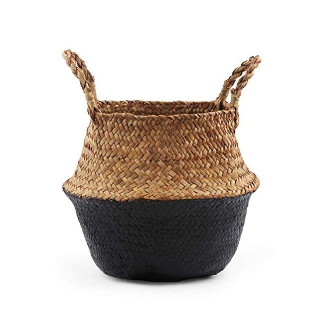 Colored Wicker Basket - Velora Luxury Fashion