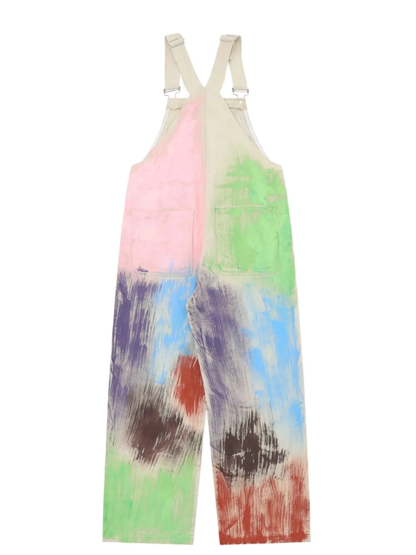 Colorful Wide Leg Overalls - Velora Luxury Fashion