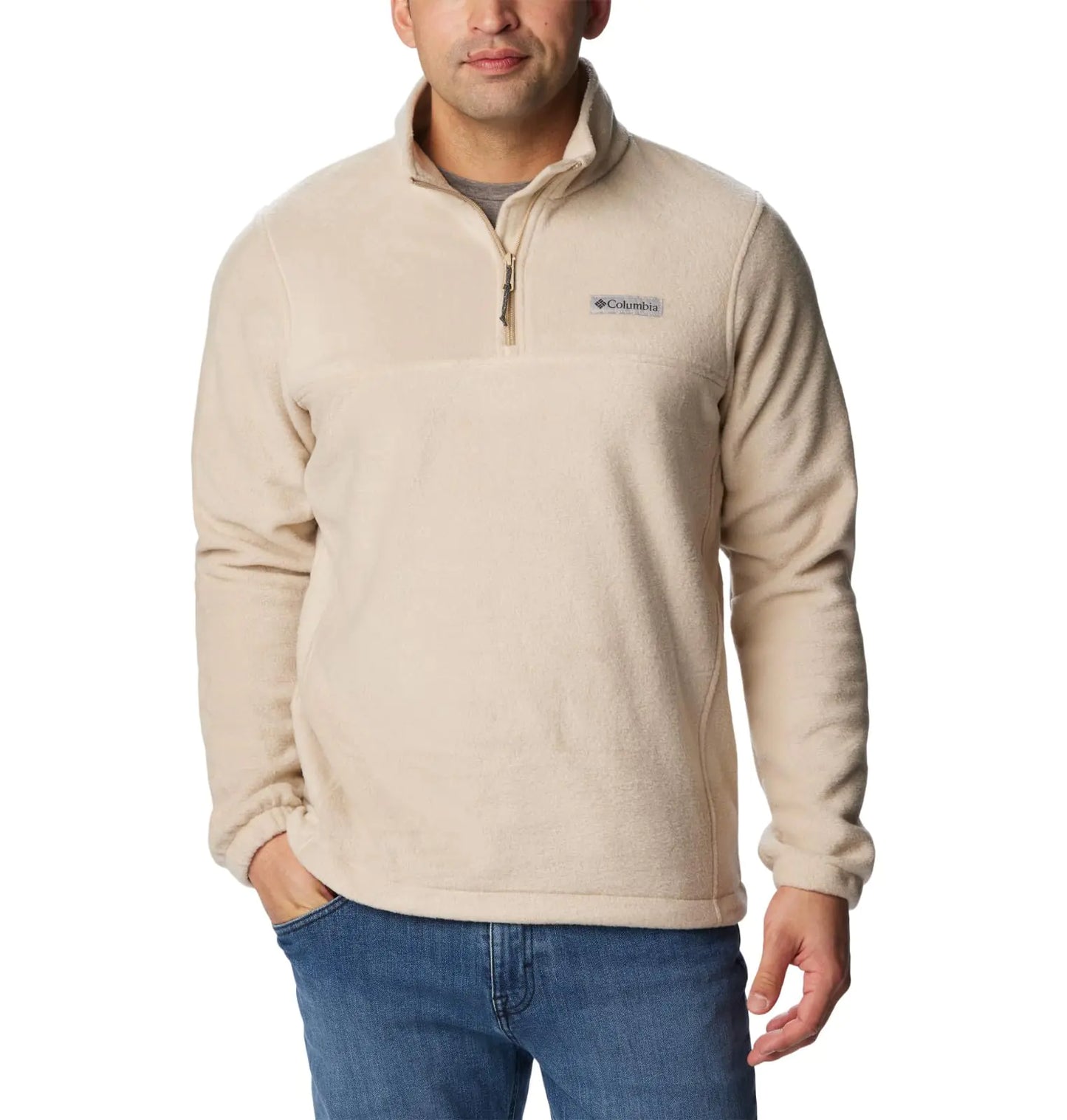 Columbia Mens Steens Mountain Half Zip Ancient Fossil XX-Large - Velora Luxury Fashion