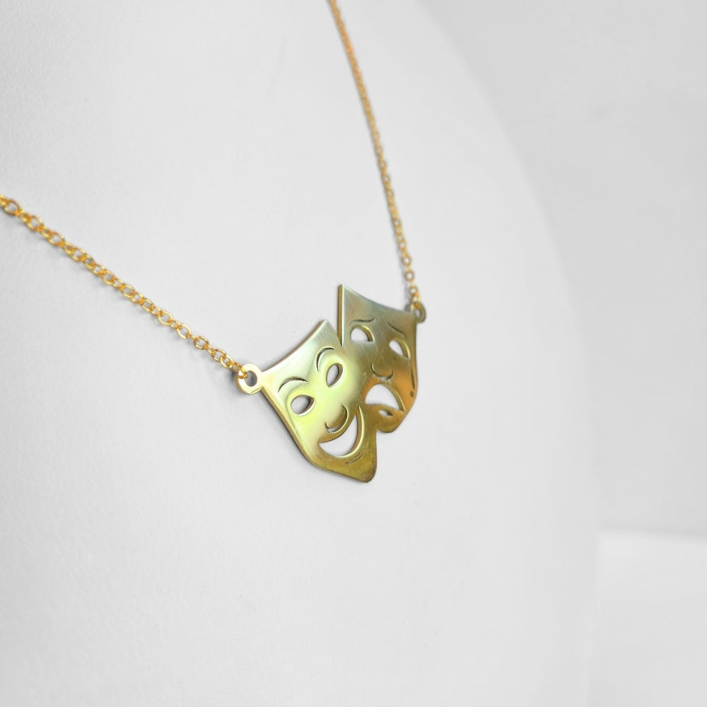 Comedy and Tragedy Pendant - Velora