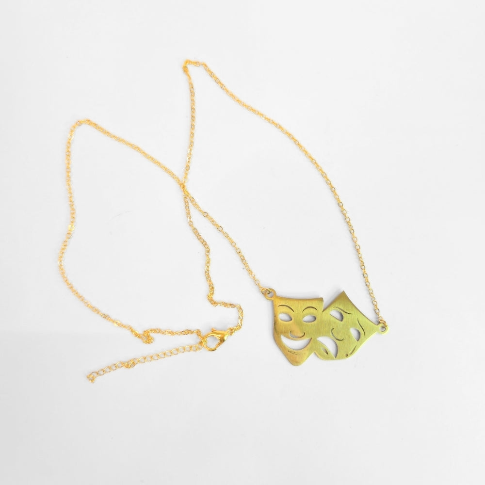 Comedy and Tragedy Pendant - Velora