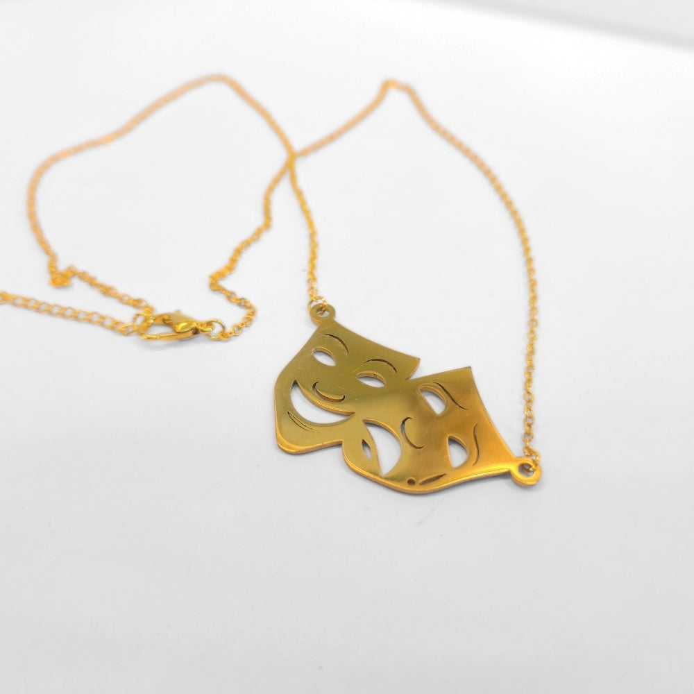 Comedy and Tragedy Pendant - Velora