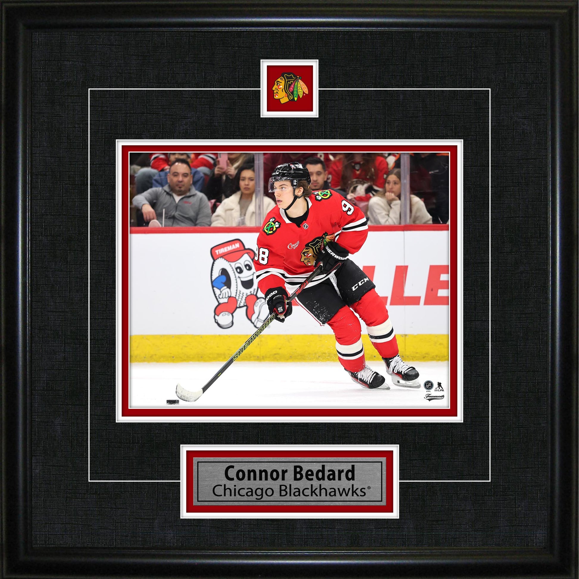 Connor Bedard Framed Pin & Plate Chicago Blackhawks - Velora Luxury Fashion