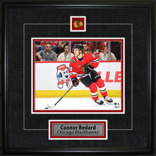 Connor Bedard Framed Pin & Plate Chicago Blackhawks - Velora Luxury Fashion