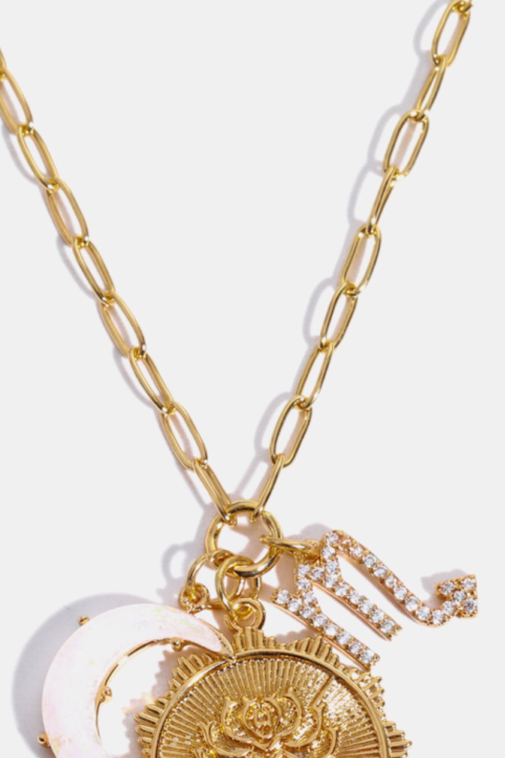 Constellation and Moon Pendant Copper Necklace - Velora Luxury Fashion