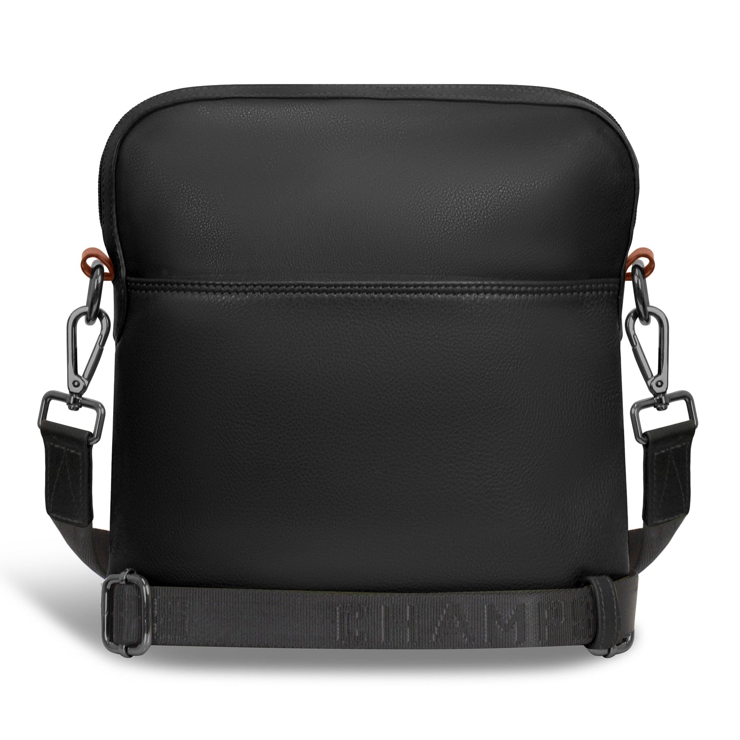 Onyx / Leather Cross-Body Bag