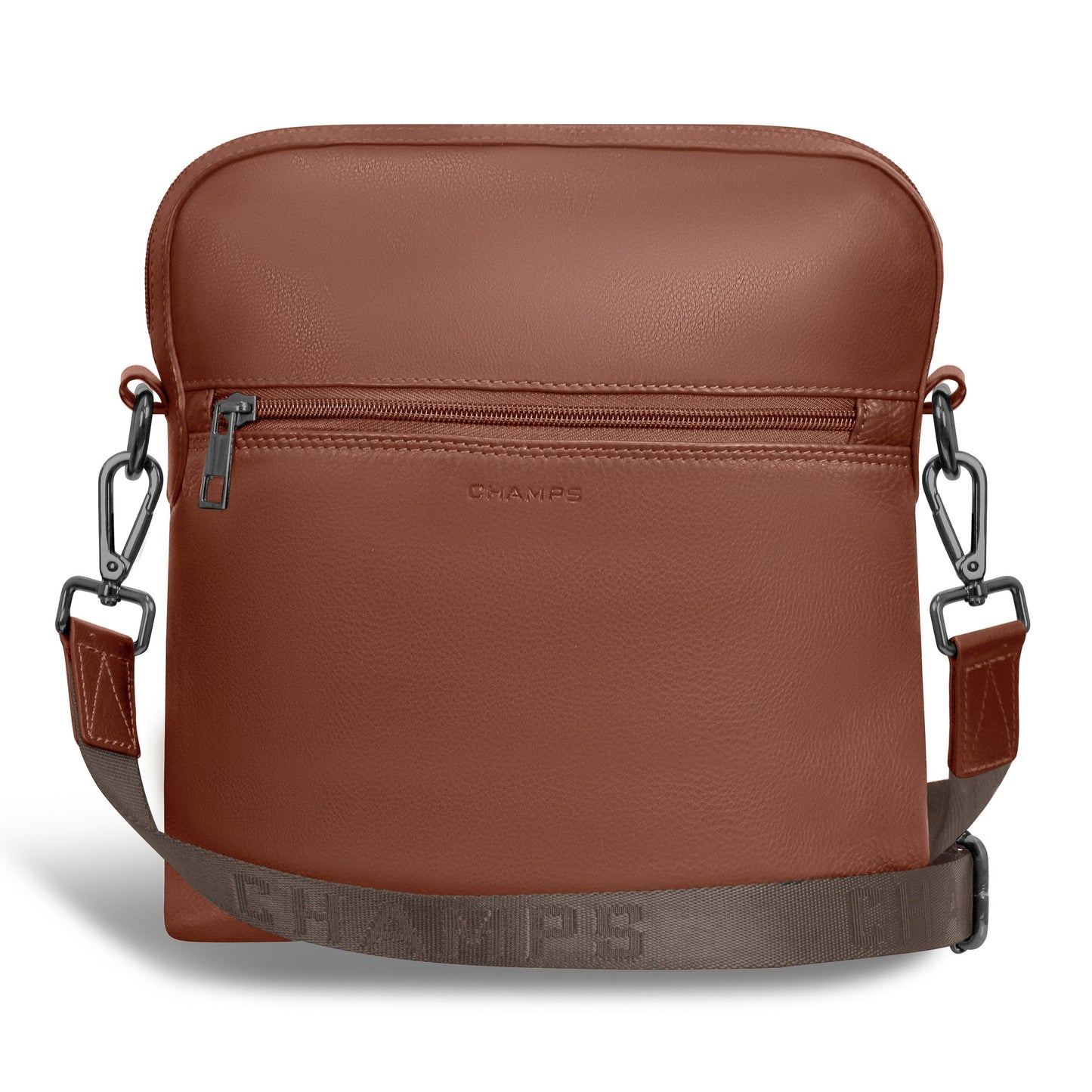 Onyx / Leather Cross-Body Bag