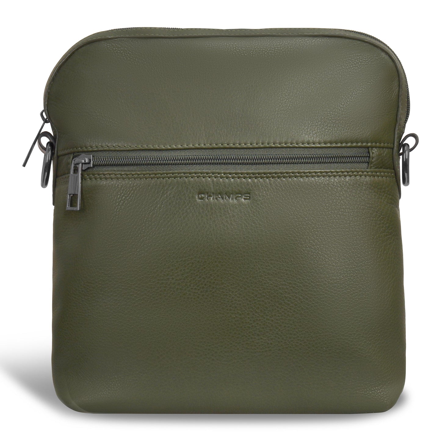 Onyx / Leather Cross-Body Bag