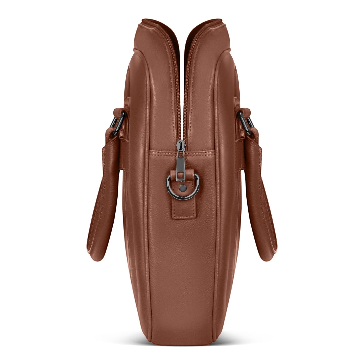 Onyx / Leather Slim Briefcase