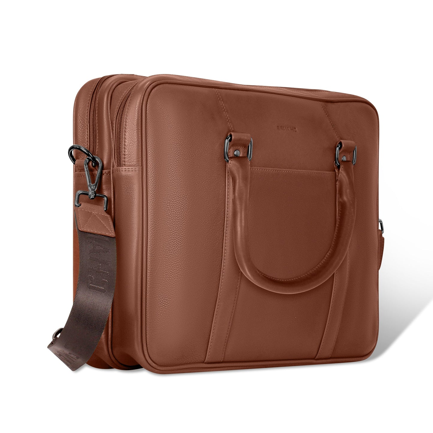 Onyx / Leather Briefcase