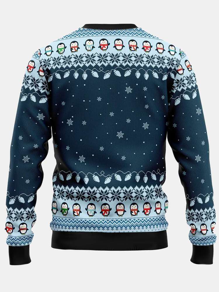 Couple - Cute Penguin Sweater with Pom Pom - Velora Luxury Fashion