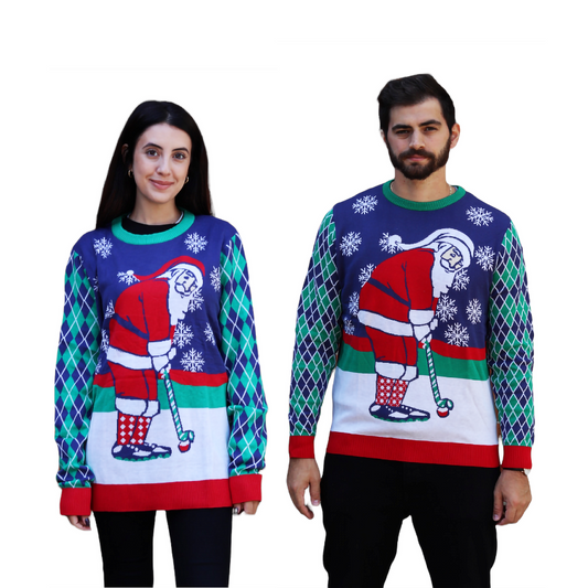 Couple - Playful Santa  Sweater - Velora Luxury Fashion