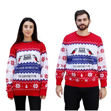 Couple - Please Do Hesitate To Contact Me Sweater - Velora Luxury Fashion