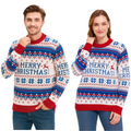 Couple - White Merry Christmas Sweater - Velora Luxury Fashion