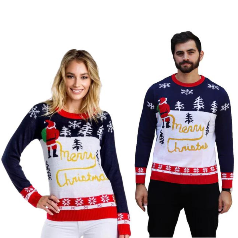Couple - Yellow Snow  Sweater - Velora Luxury Fashion