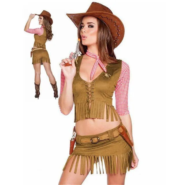 Cowboy Halloween Pirate Costume EX-STOCK Canada