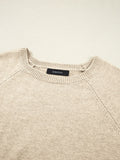 Crew Neck Long Sleeve Sweater - Velora Luxury Fashion