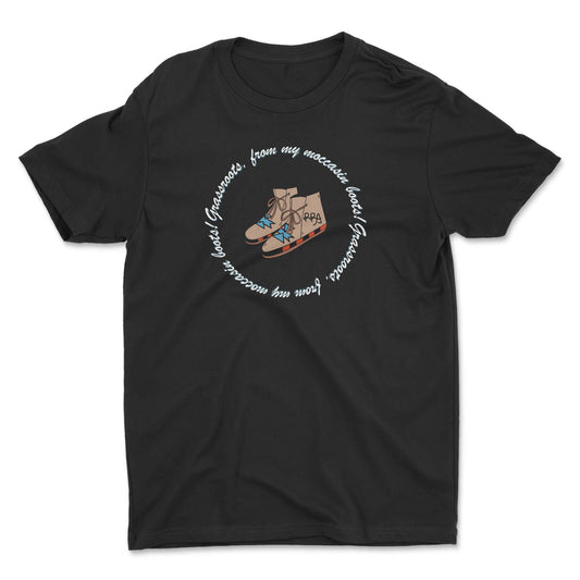 Grassroots From My Moccasin Boots Tee - Velora