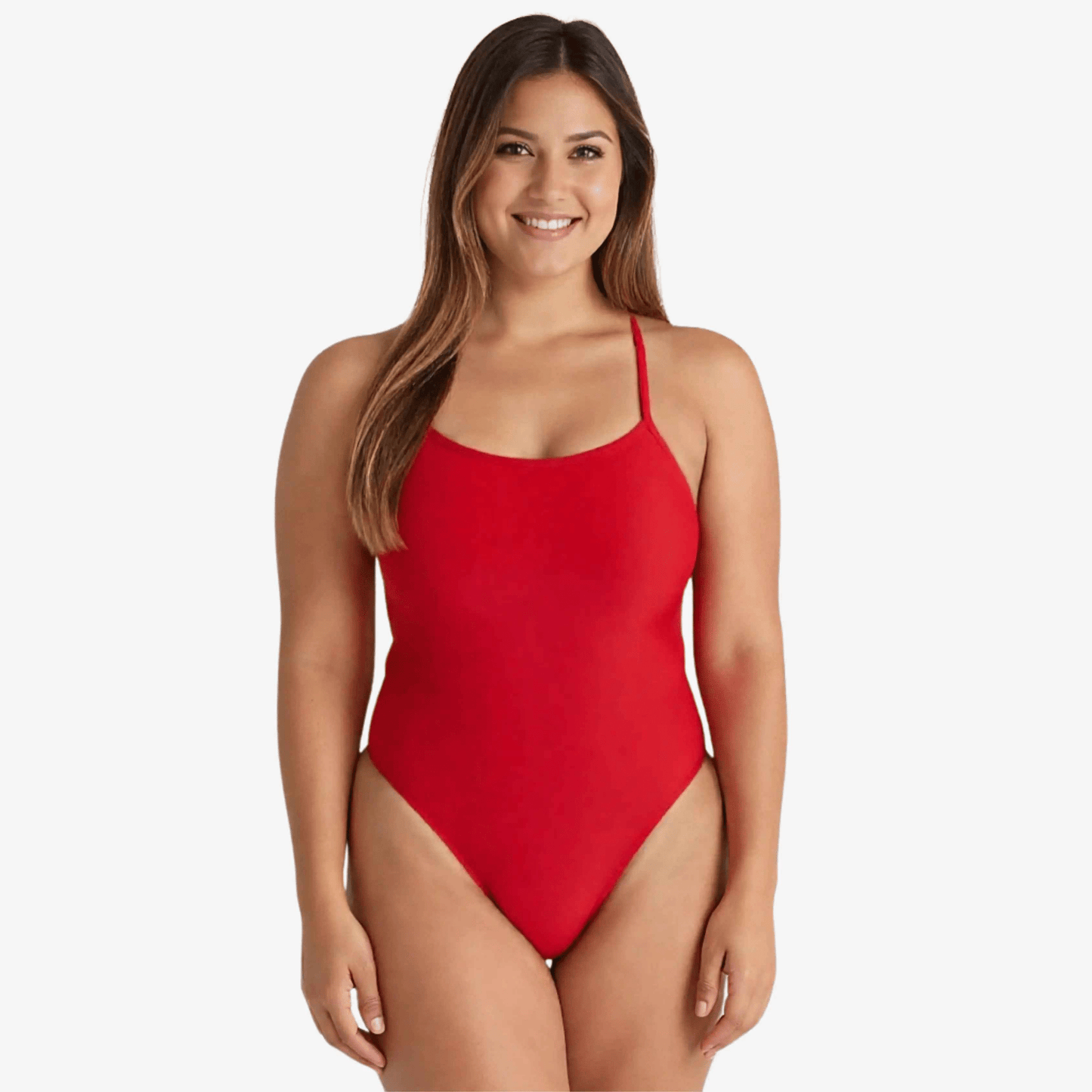 Crimson X-Back One-Piece Training Swimsuit by Norca - Velora Luxury Fashion