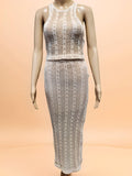 Crochet Top & Skirt - Velora Luxury Fashion