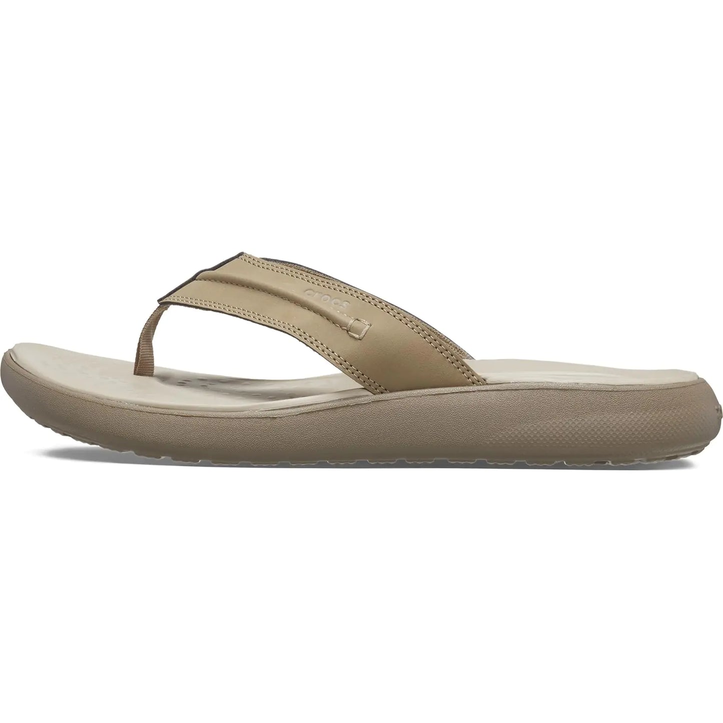 Crocs Mens Yukon Vista II Flip Flops Khaki 10 Men - Velora Luxury Fashion