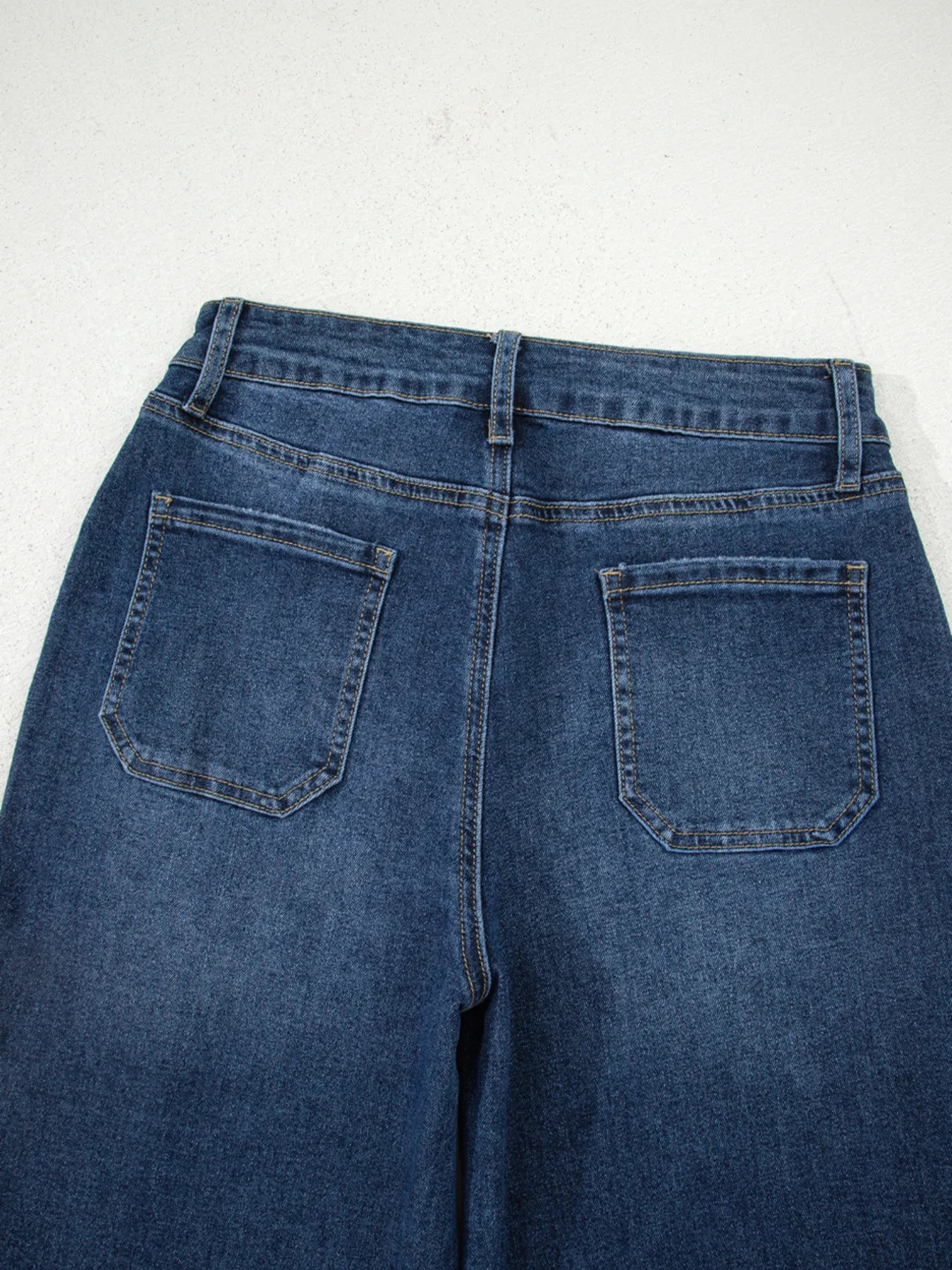 Cropped High Rise Wide Leg Jeans - Velora Luxury Fashion