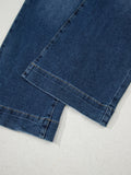 Cropped High Rise Wide Leg Jeans - Velora Luxury Fashion
