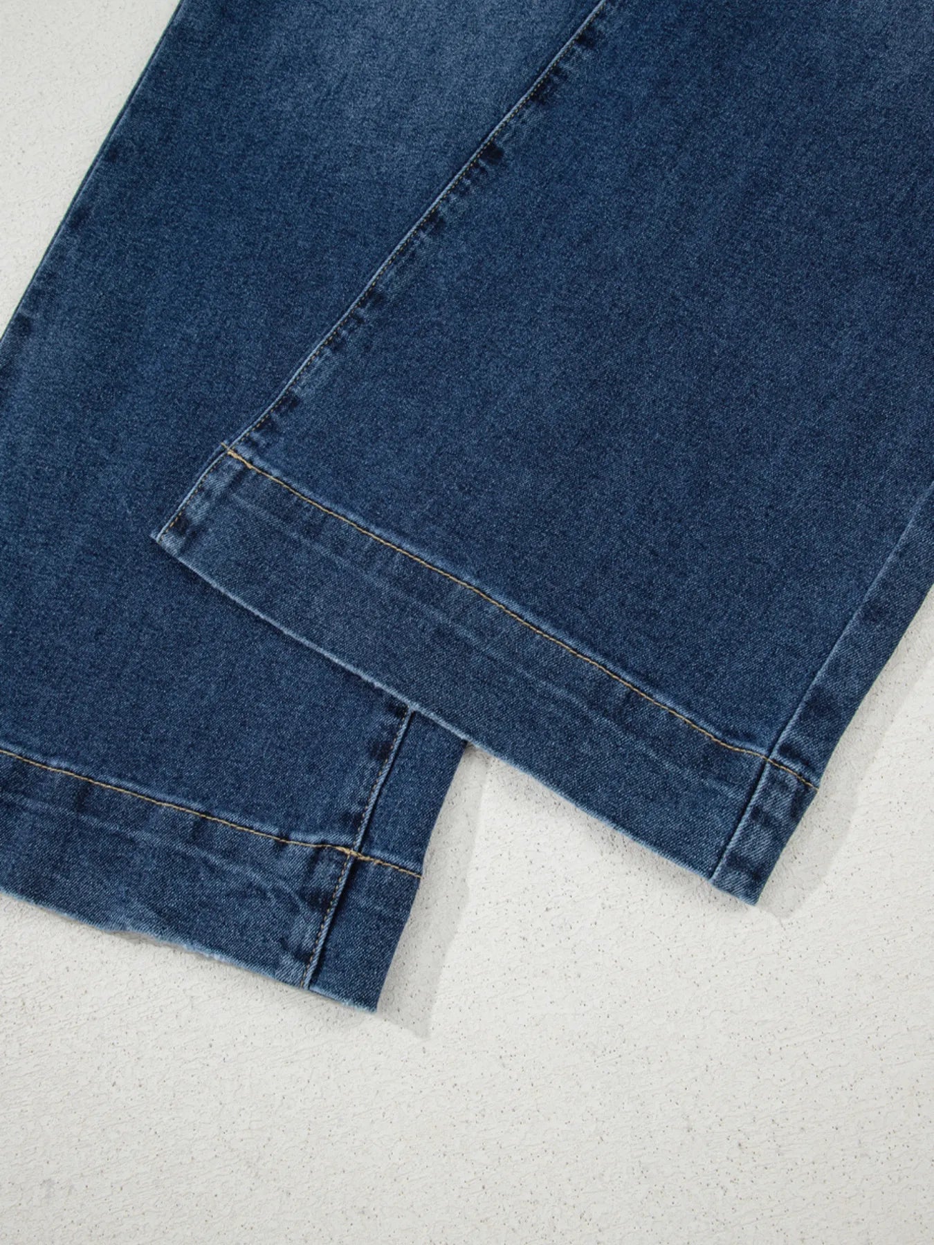 Cropped High Rise Wide Leg Jeans - Velora Luxury Fashion