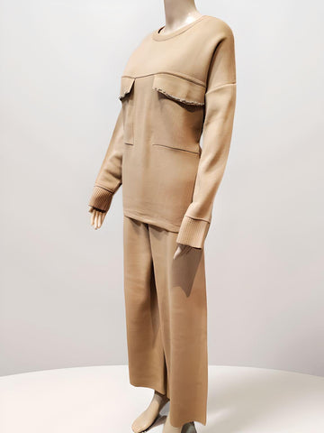 Crystal Pocket Full Sleeve Blouse - Velora Luxury Fashion
